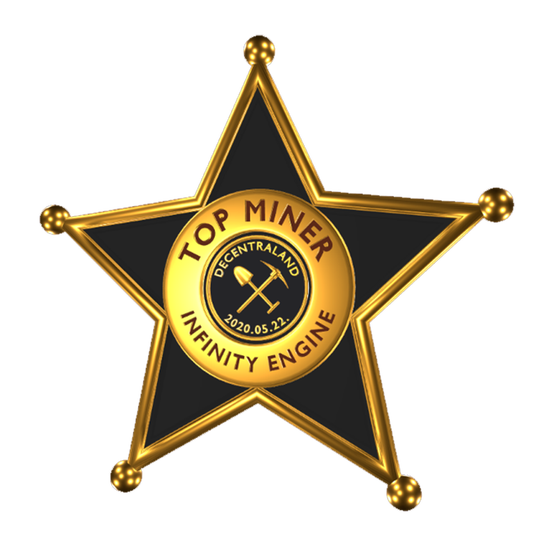 Top Miner Badge - The Infinity Engine