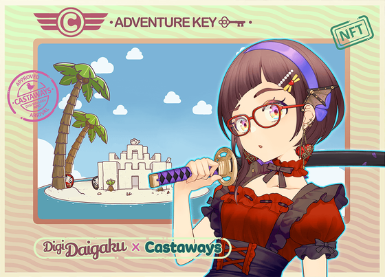 DigiDaigaku Genesis Adventure Key Castaways #1242 - Harlow