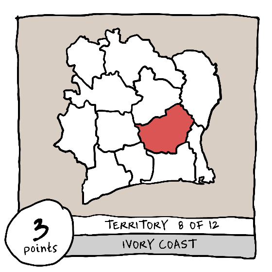 Territory 8/12 - Ivory Coast (Lacs)