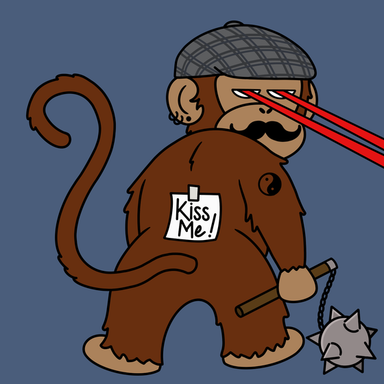 Kiss Me Monkey #8607