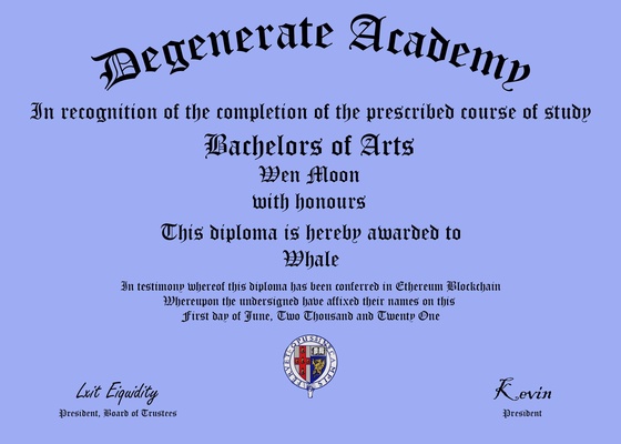 Degen Diploma #866