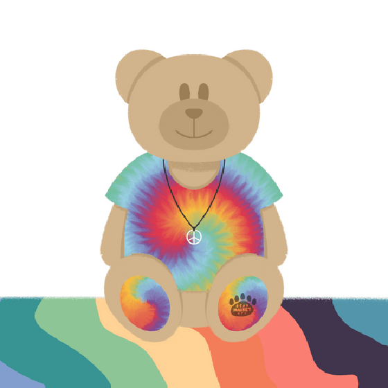 Tie Dye Bear