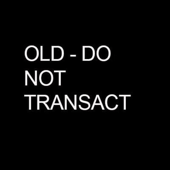 *DO NOT TRANSACT* DEPRECATED