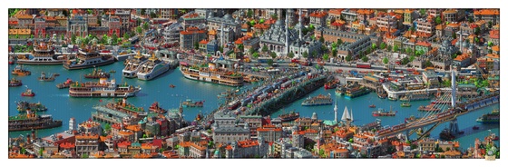 FRACTAL ISTANBUL - OLD CITY PANORAMA