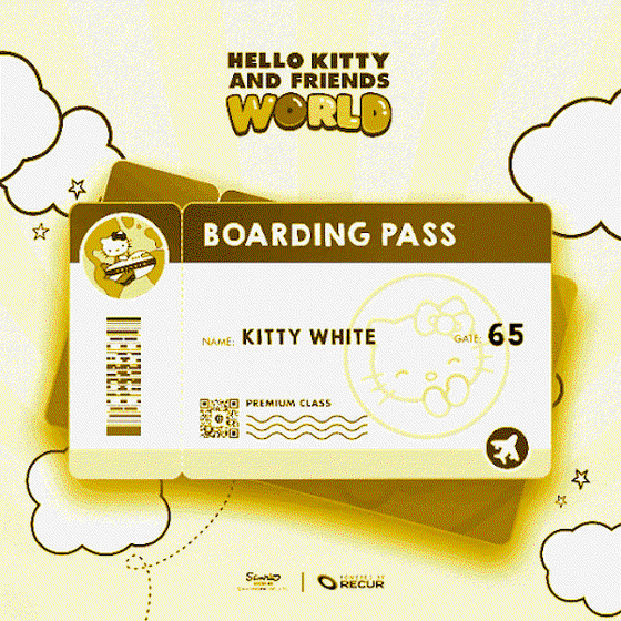 [LIMITED EDITION] Hellо Kitty and Friends Boarding Pass