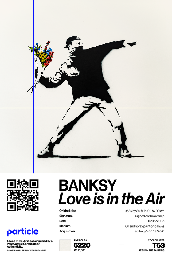 Banksy | Love Is In The Air #6220