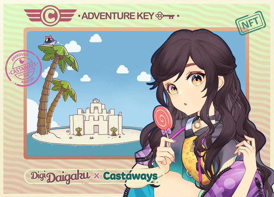 DigiDaigaku Genesis Adventure Key Castaways #868 - Sunny
