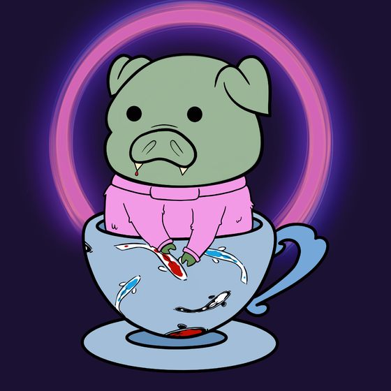 Lucky Teacup Piggy Club #2827