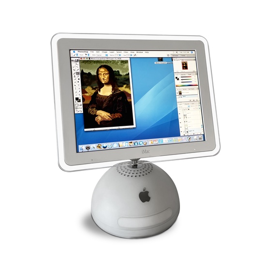 Mona Lisa on iMac G4