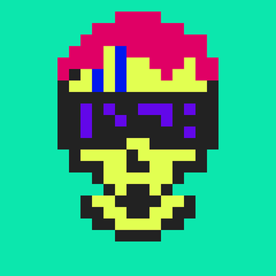 Cyber CryptoSkull #632