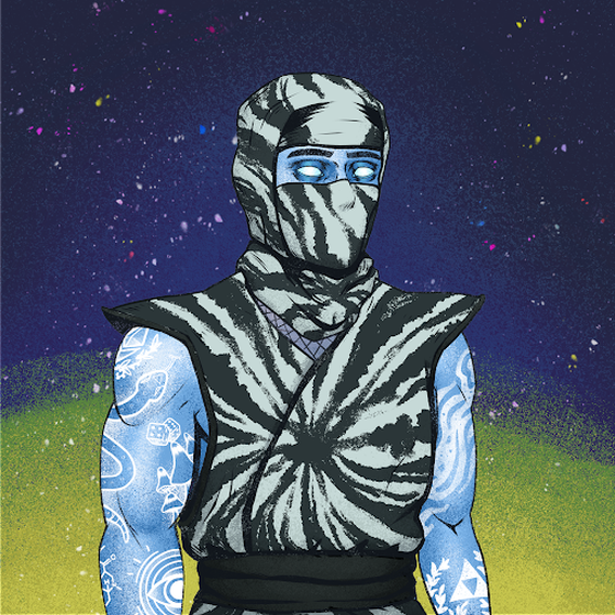 Tie Dye Ninja #2493