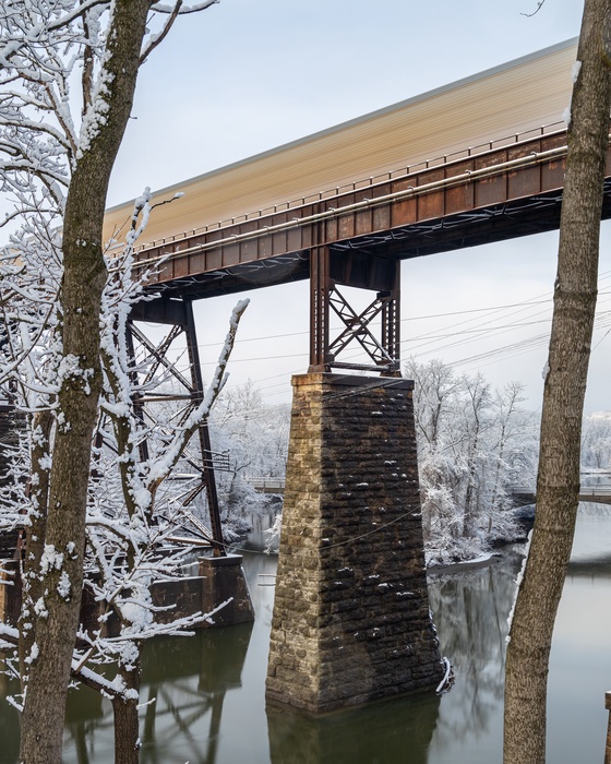 10 seconds of freight train, Catskill