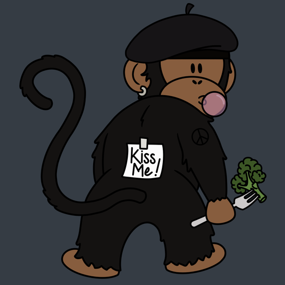 Kiss Me Monkey #8097