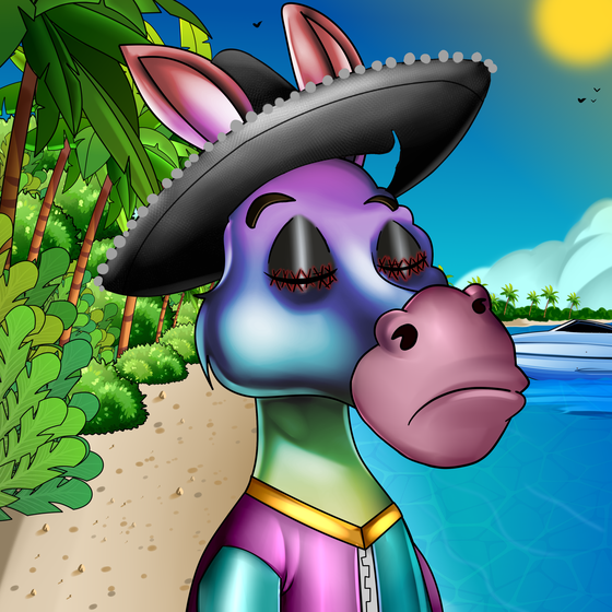 Sombrero Donkey #1110