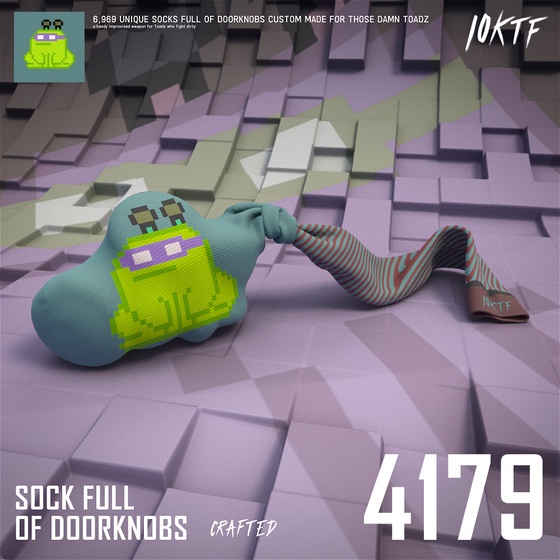 Toadz Sock Full of Doorknobs #4179