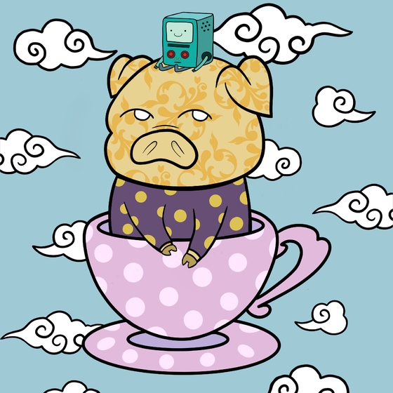 Lucky Teacup Piggy Club #1113