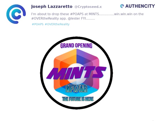 Authencity publication by Joseph Lazzaretto (@Cryptoseed.x)