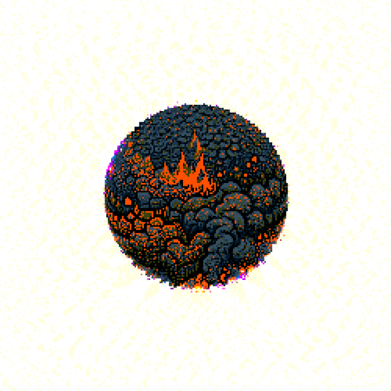 SMOLDERING SOLANA PLANET