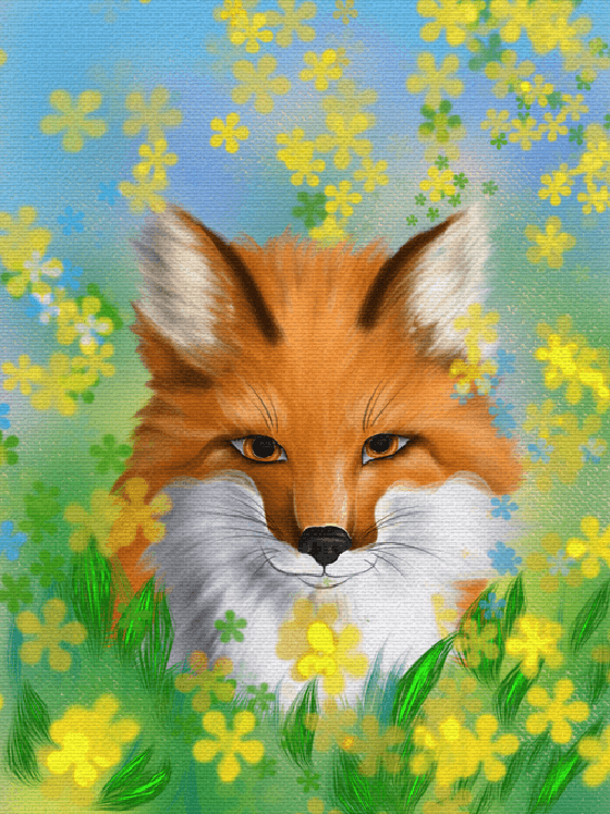 Spring fox