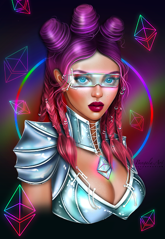 Imaginary Beauty #35 SE Ethereum Girl