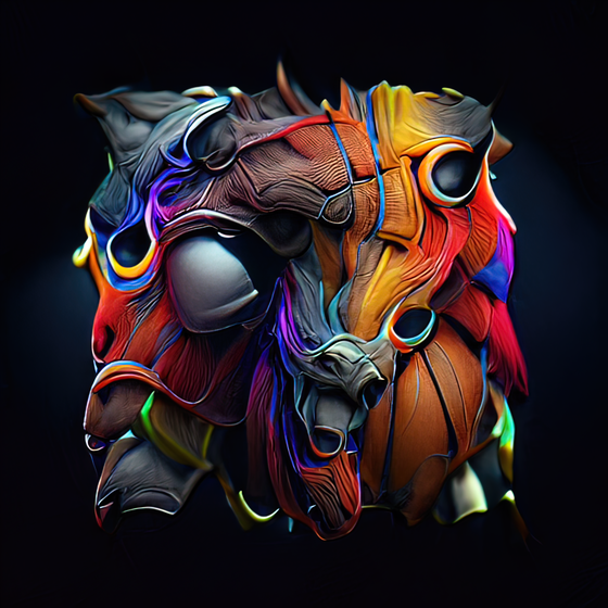 Colorful Horse