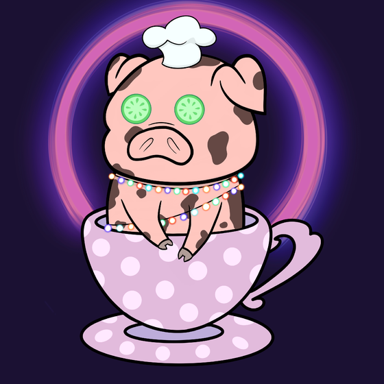 Lucky Teacup Piggy Club #1004