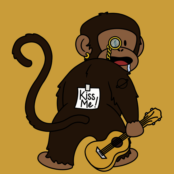 Kiss Me Monkey #1395