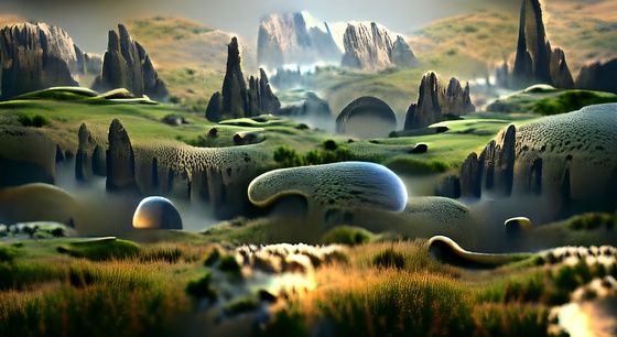 A Magnifiscient Landscape from Beyond - Evolutions Stage 03