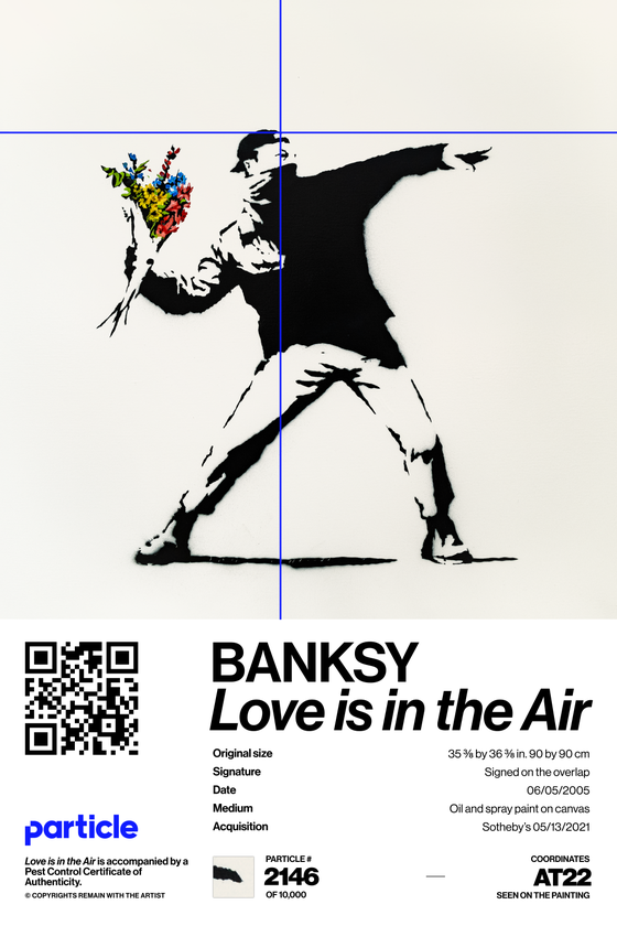 Banksy | Love Is In The Air #2146