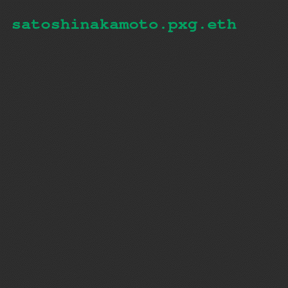 satoshinakamoto.pxg.eth