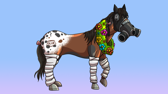 Glue Factory Horse #8556