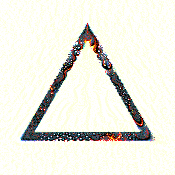 DRIPPING SCORCHED FIRE RUNE