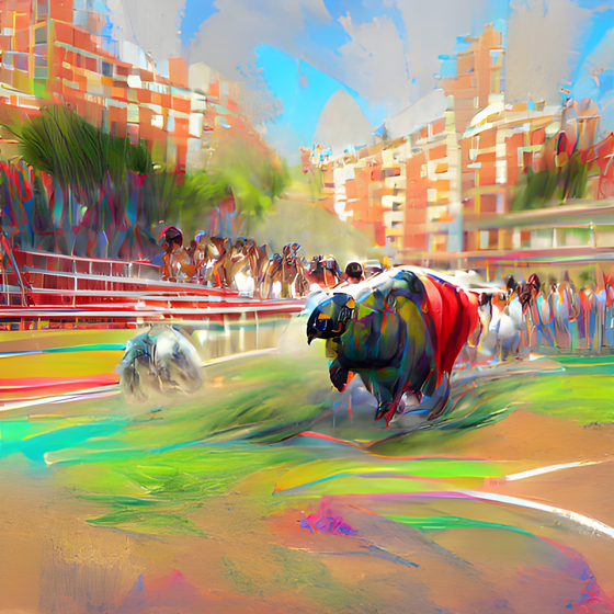 Spanish Bull Race