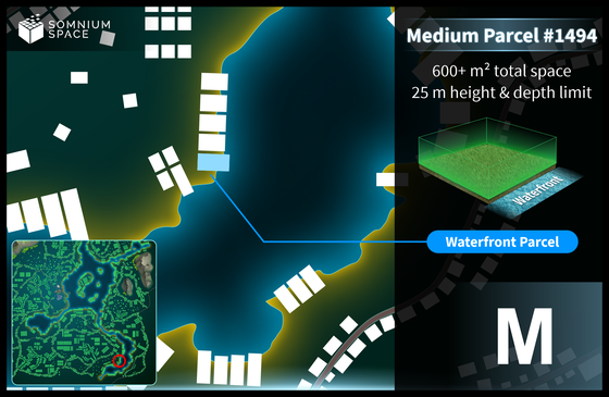 Medium #1494 (M) parcel in Somnium Space