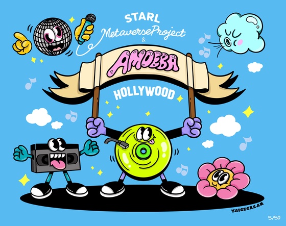 YAICECREAM x Amoeba x STARL 009