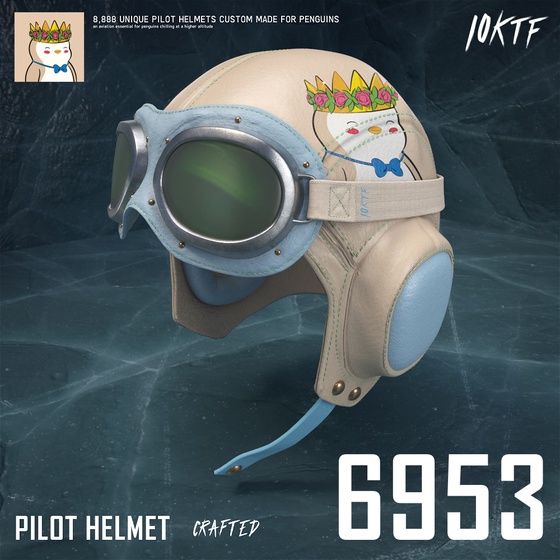 Pudgy Pilot Helmet #6953