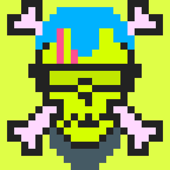 Cyber CryptoSkull #311