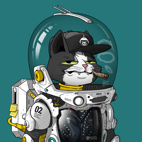 Mars Cat in Spacesuit #532