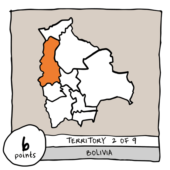 Territory 2/9 - Bolivia (La Paz)