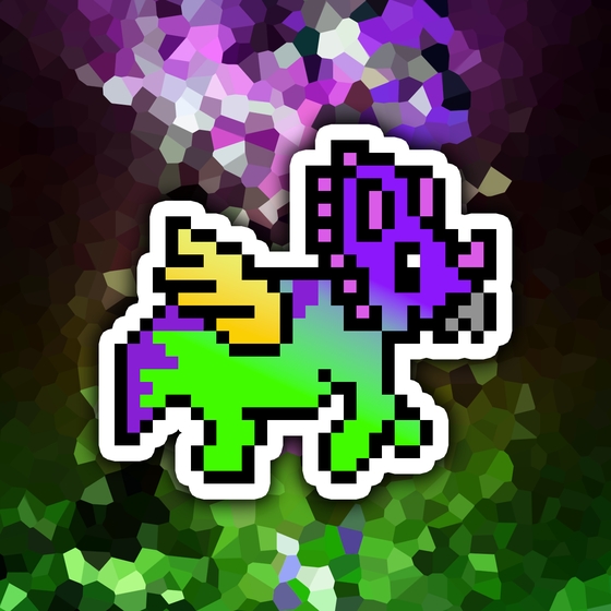 PixelSaurus Tri #0629 [Legendary]