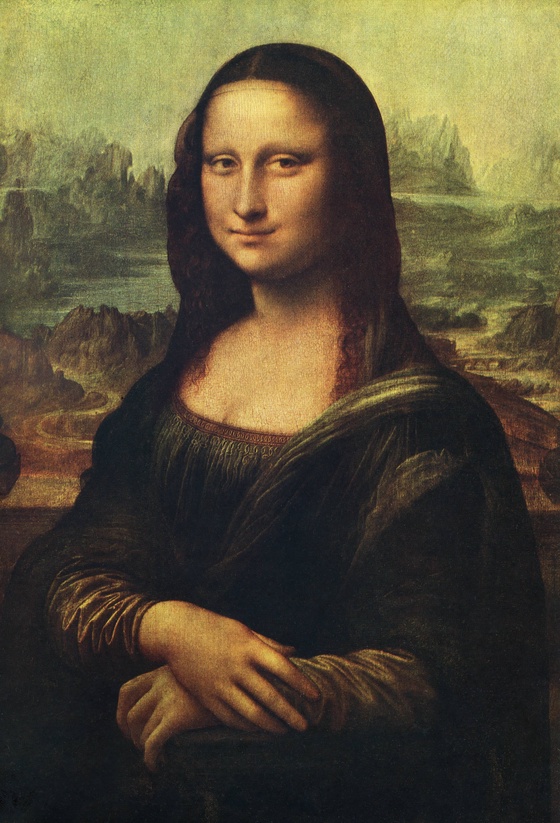 the Mona Lisa - by Leonardo da Vinci