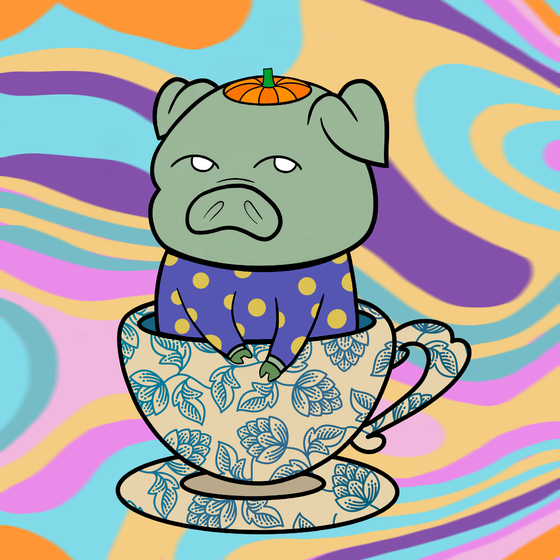 Lucky Teacup Piggy Club #739