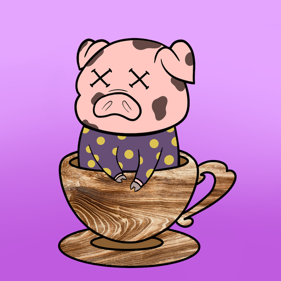 Lucky Teacup Piggy Club #415