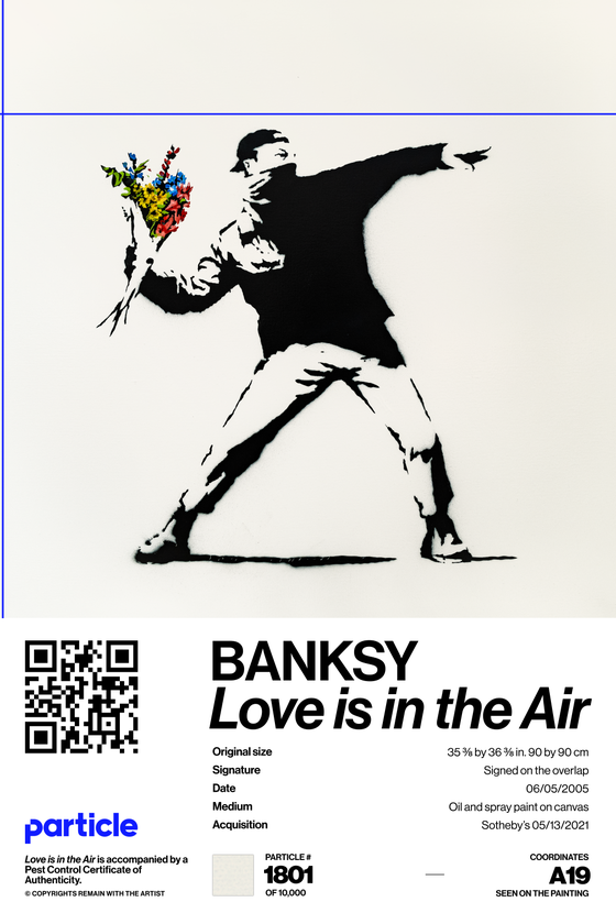 Banksy | Love Is In The Air #1801