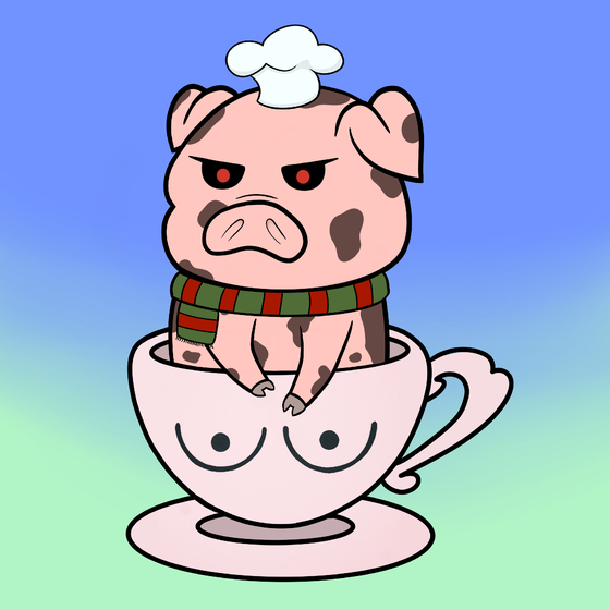 Lucky Teacup Piggy Club #1213