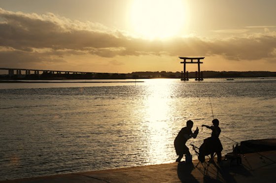 Lake Sanaru in Japan