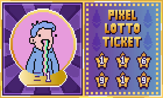 Pixel NFT Lotto #50