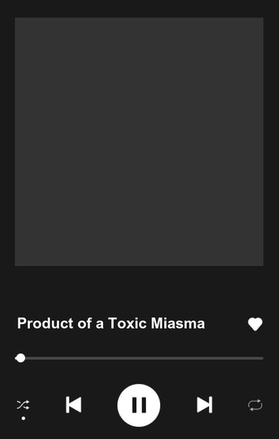 Product of a Toxic Miasma