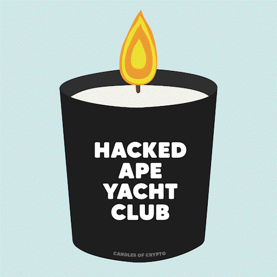 Candle #006 - Hacked Ape Yacht Club