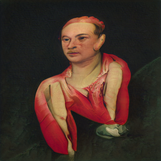 Portrait of A Woman With Red Cloth Leggings